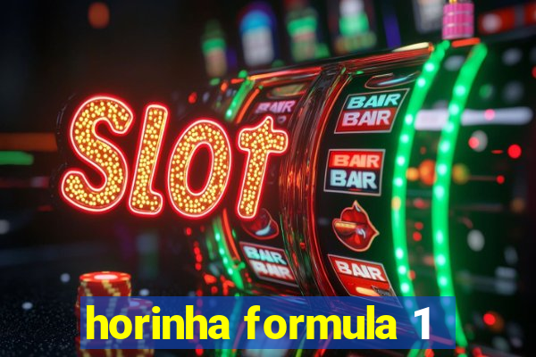 horinha formula 1